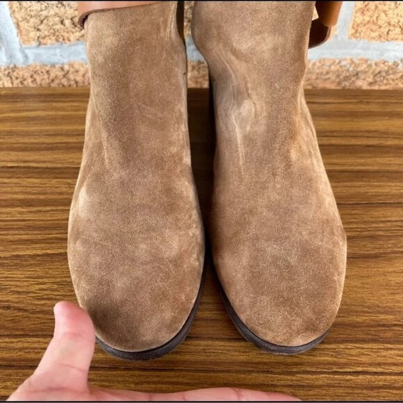 See by Chloe Janis Suede Belted Ankle Boots size 40/9.5 - Picture 12 of 14